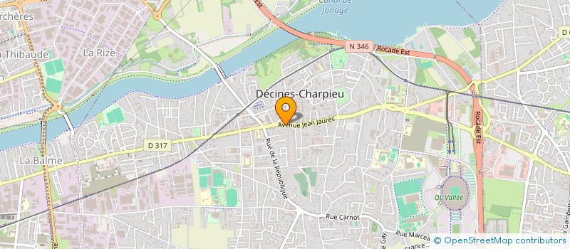 localisation de l'entreprise MONSIEUR TOUGUEYE KOULIBALY  DECINES-CHARPIEU