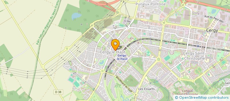 localisation de l'entreprise MONSIEUR TOUHAMI SELLAMI  CERGY