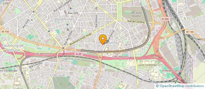 localisation de l'entreprise MONSIEUR TOUHAMY MELLOUK à LILLE