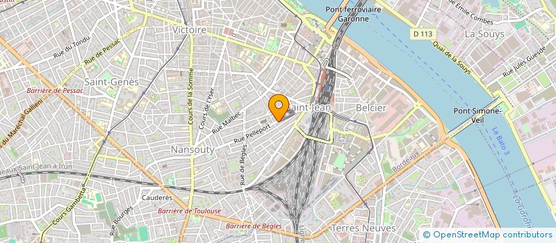 localisation de l'entreprise MONSIEUR TOUKOUM ELYJOH  BORDEAUX