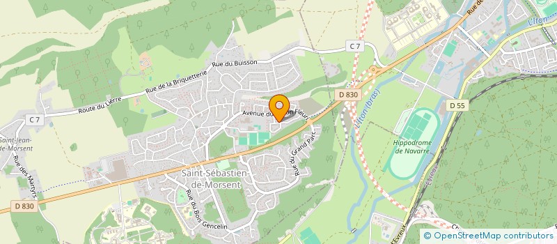 localisation de l'entreprise MONSIEUR TOULAIBI CHADHULI  SAINT-SEBASTIEN-DE-MORSENT