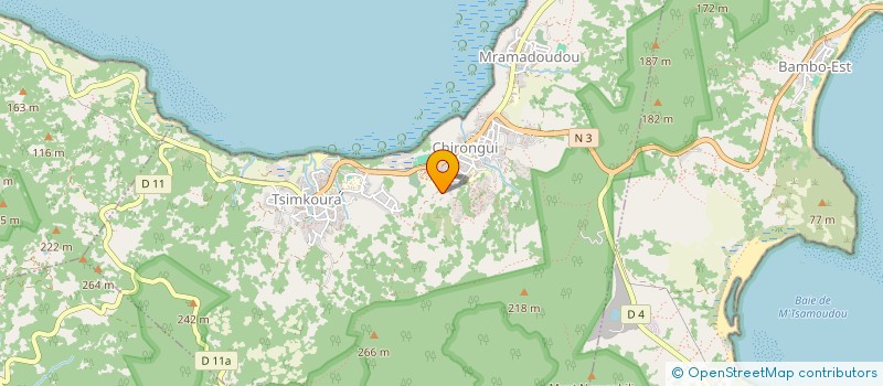 localisation de l'entreprise MONSIEUR TOULAYBI ASSANI DIMASSI à CHIRONGUI