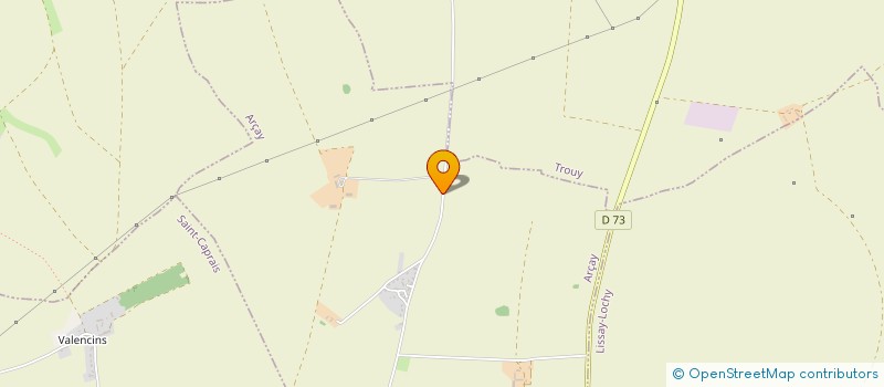 localisation de l'entreprise MONSIEUR TOULON MAXENCE  ARCAY