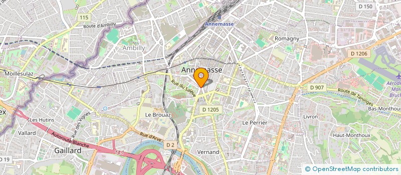 localisation de l'entreprise MONSIEUR TOUMANI ADJIBADE  ANNEMASSE