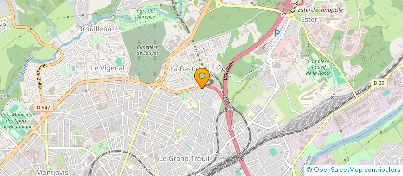 localisation de l'entreprise MONSIEUR TOUMANI BAKAYOKO à LIMOGES