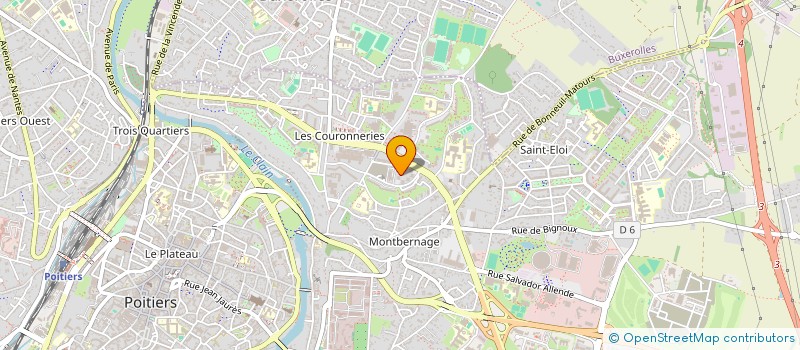 localisation de l'entreprise MONSIEUR TOUMANI KOUYATE  POITIERS