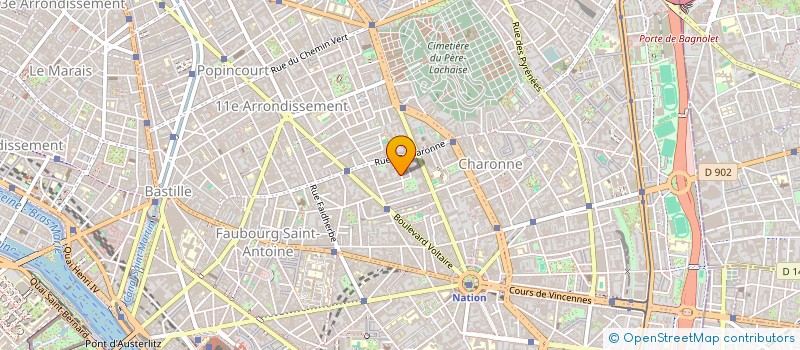localisation de l'entreprise MONSIEUR TOUMANI SANGARE à PARIS