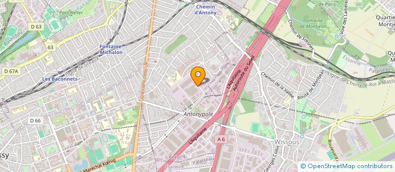 localisation de l'entreprise MONSIEUR TOUMANI SIDIBE à ANTONY