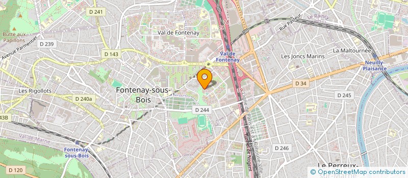 localisation de l'entreprise MONSIEUR TOUMANI TRAORE à FONTENAY-SOUS-BOIS