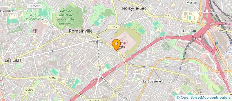 localisation de l'entreprise MONSIEUR TOUMANI TRAORE à ROMAINVILLE