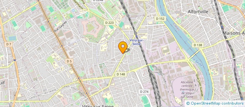 localisation de l'entreprise MONSIEUR TOUMANY CAMARA  VITRY-SUR-SEINE