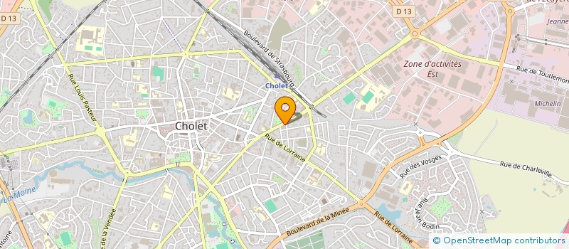 localisation de l'entreprise MONSIEUR TOUMANY DOURAMODY à CHOLET