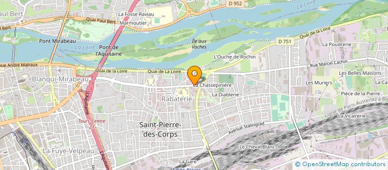 localisation de l'entreprise MONSIEUR TOUMI BENHATTAB  SAINT-PIERRE-DES-CORPS