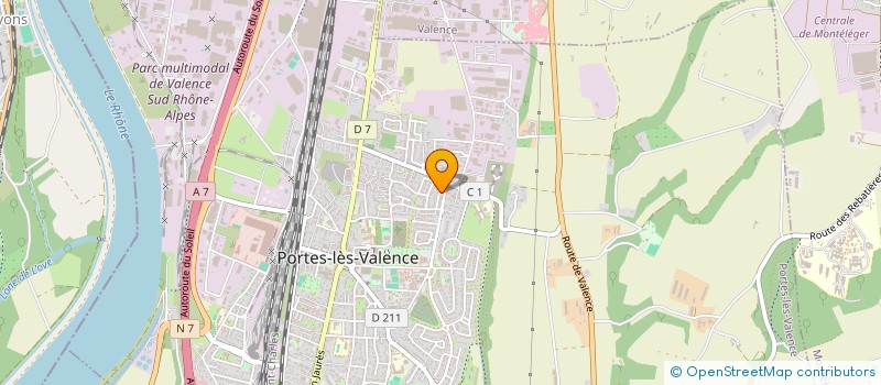 localisation de l'entreprise MONSIEUR TOUMI TOUMI  PORTES-LES-VALENCE