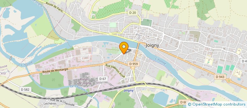 localisation de l'entreprise MONSIEUR TOUMSSO MOUSSAYEV à JOIGNY