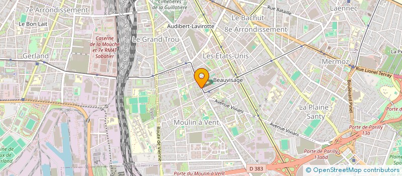 localisation de l'entreprise MONSIEUR TOUNDE ABASSI  VENISSIEUX