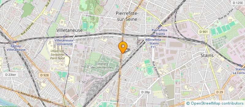 localisation de l'entreprise MONSIEUR TOUNTOU SAMATE à PIERREFITTE-SUR-SEINE