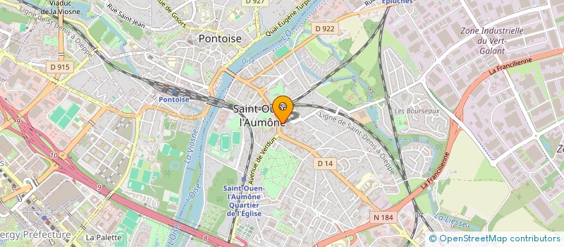 localisation de l'entreprise MONSIEUR TOURANE RAKOUANI  SAINT-OUEN-L'AUMONE