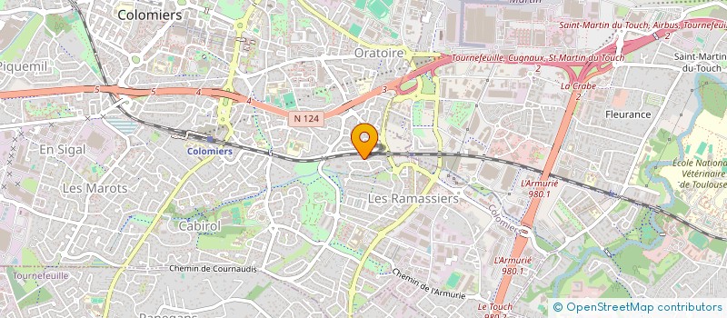 localisation de l'entreprise MONSIEUR TOURANG RAVANSHAD  TOULOUSE