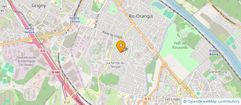 localisation de l'entreprise MONSIEUR TOURE MALLE  RIS-ORANGIS