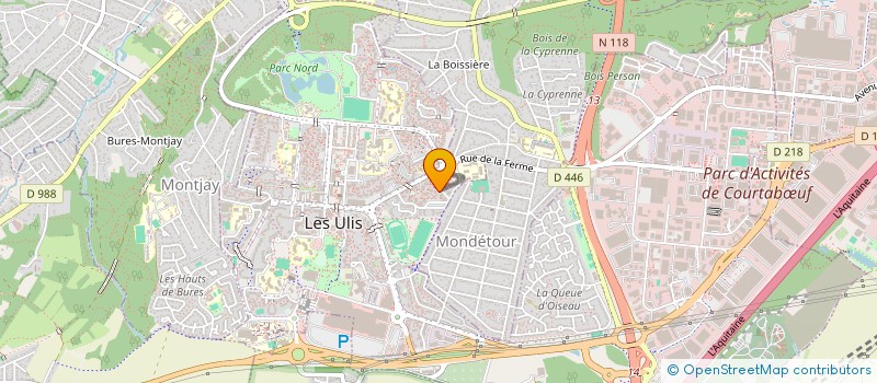 localisation de l'entreprise MONSIEUR TOURI LAVIOLETTE à LES ULIS