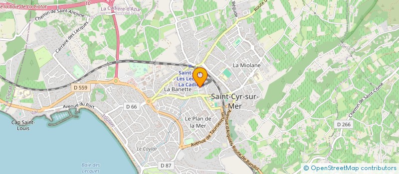 localisation de l'entreprise MONSIEUR TOUS TRAVAUX à SAINT-CYR-SUR-MER