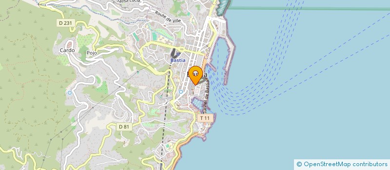 localisation de l'entreprise MONSIEUR TOUSSAINT AGOSTINI à BASTIA