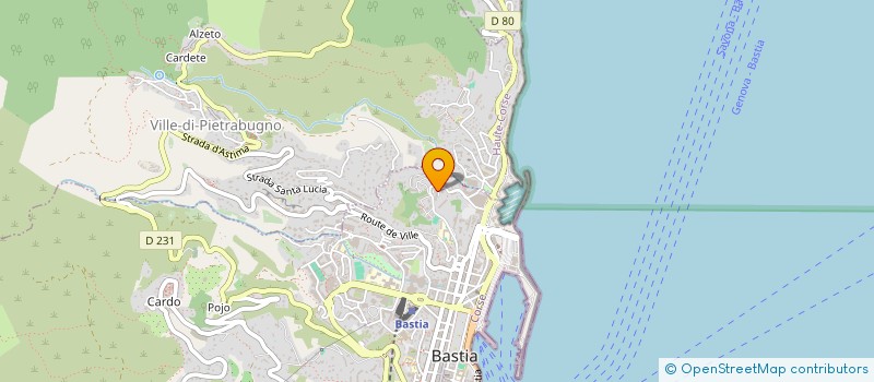 localisation de l'entreprise MONSIEUR TOUSSAINT GALLI à BASTIA