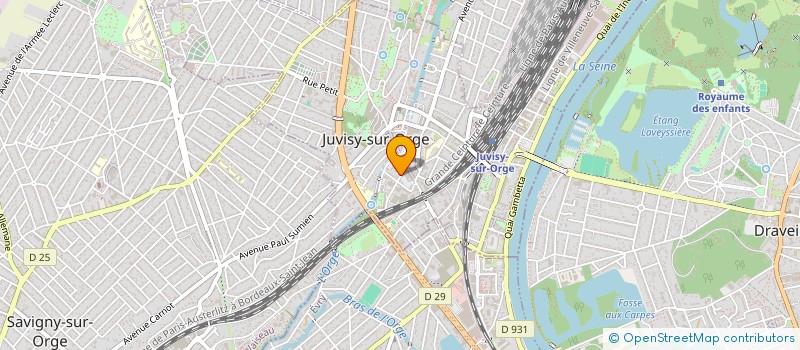 localisation de l'entreprise MONSIEUR TOUSSAINT HUILLERY  JUVISY-SUR-ORGE