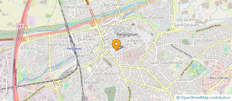 localisation de l'entreprise MONSIEUR TOUSSAINT IGHMOURACENE  PERPIGNAN