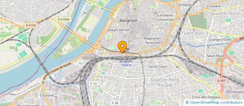 localisation de l'entreprise MONSIEUR TOVOMIALISOA RAKOTONDRAMIANDRA  AVIGNON