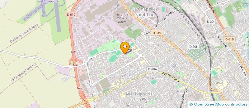 localisation de l'entreprise MONSIEUR TRA FEZAN BI  LA CHAPELLE-SAINT-LUC