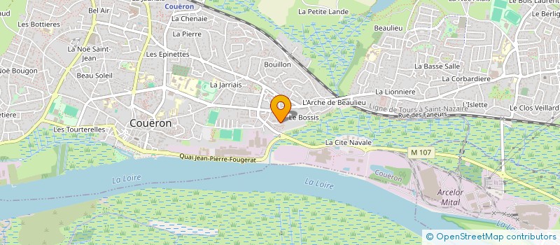 localisation de l'entreprise MONSIEUR TRABELSI AYMEN à COUERON