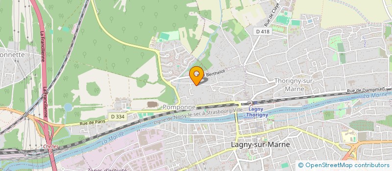 localisation de l'entreprise MONSIEUR TRAC-HOA CHUNG  POMPONNE