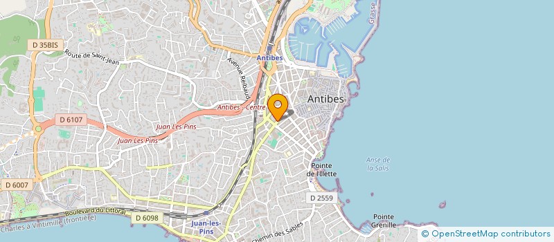 localisation de l'entreprise MONSIEUR TRAD NASR à ANTIBES
