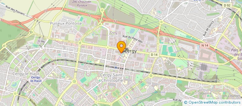 localisation de l'entreprise MONSIEUR TRAIAN CALDARAR à CERGY