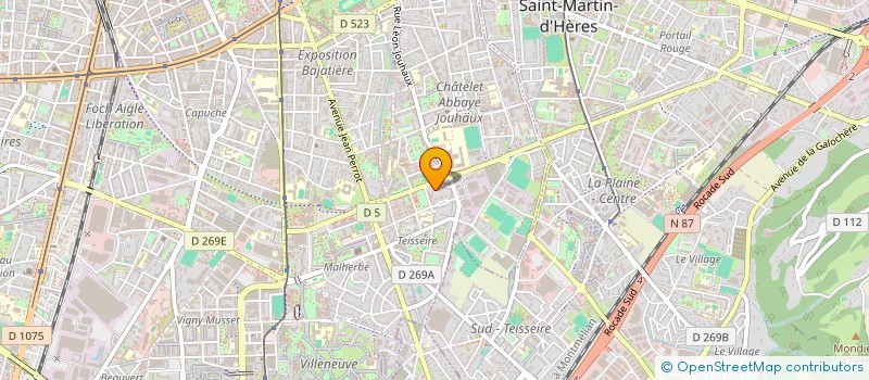 localisation de l'entreprise MONSIEUR TRAIAN-DAVID CIRPACI  GRENOBLE