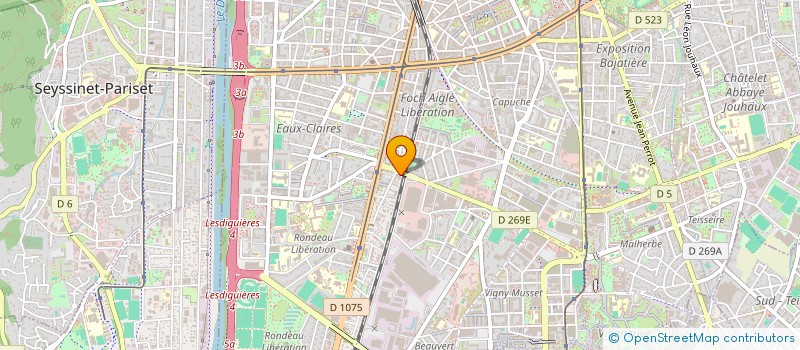 localisation de l'entreprise MONSIEUR TRAIAN GRANCEA  GRENOBLE