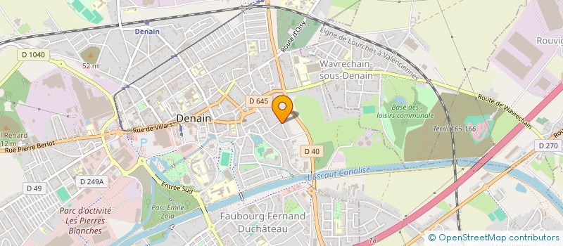 localisation de l'entreprise MONSIEUR TRAIAN SANDU  DENAIN