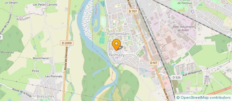 localisation de l'entreprise MONSIEUR TRAIAN STAN  MOULINS