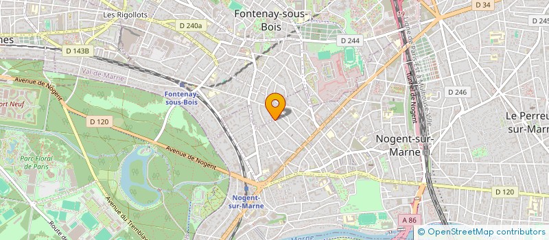 localisation de l'entreprise MONSIEUR TRAN DOAN à NOGENT-SUR-MARNE