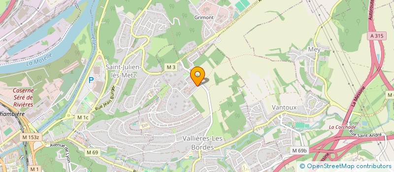 localisation de l'entreprise MONSIEUR TRAORE ANZOUMANA  METZ