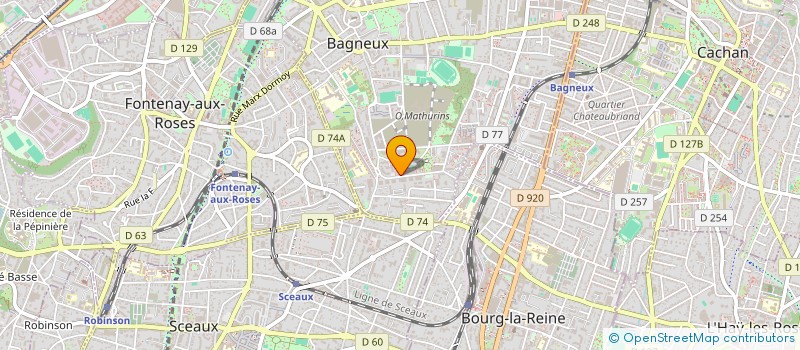 localisation de l'entreprise MONSIEUR TRAORE DIAKITE à BAGNEUX