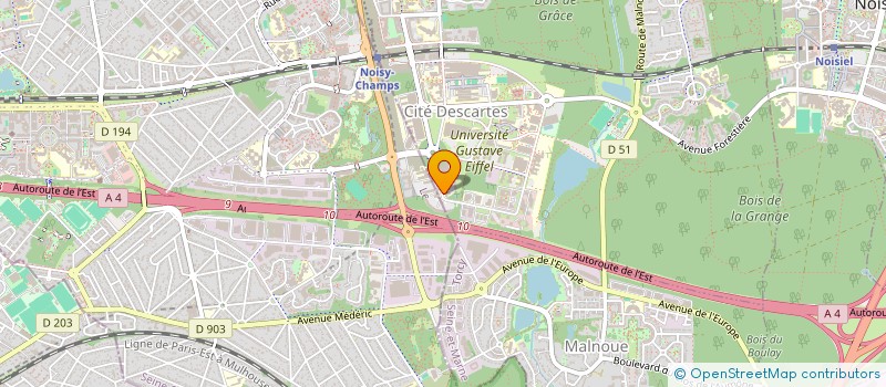 localisation de l'entreprise MONSIEUR TRAORE GAOUSSOU  CHAMPS-SUR-MARNE