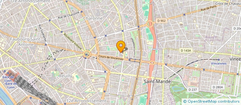 localisation de l'entreprise MONSIEUR TRAORE SADIO  PARIS