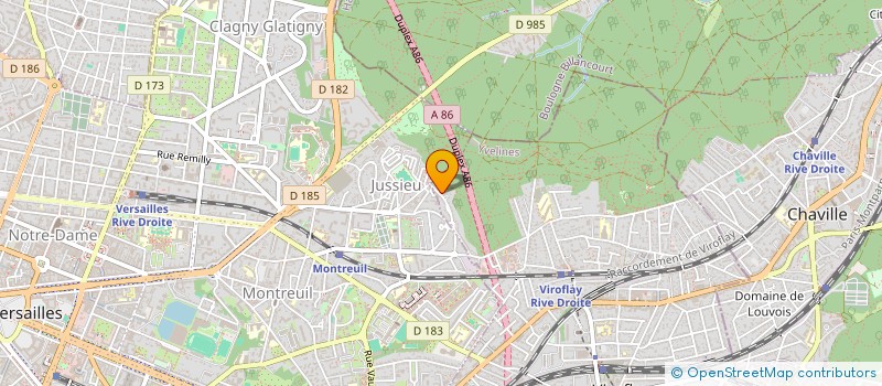 localisation de l'entreprise MONSIEUR TRAVIS CURIER  VIROFLAY