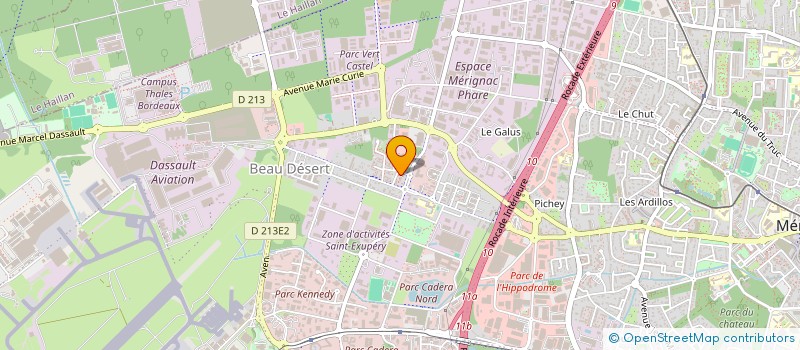 localisation de l'entreprise MONSIEUR TRAYKO MLADENOV  MERIGNAC