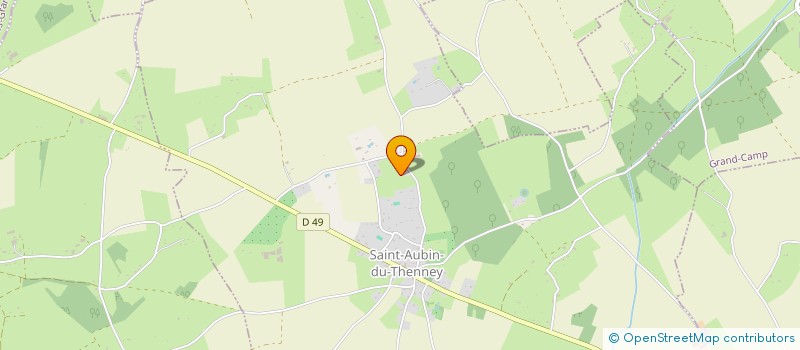 localisation de l'entreprise MONSIEUR TRAYVIS CAILLOT  SAINT-AUBIN-DU-THENNEY