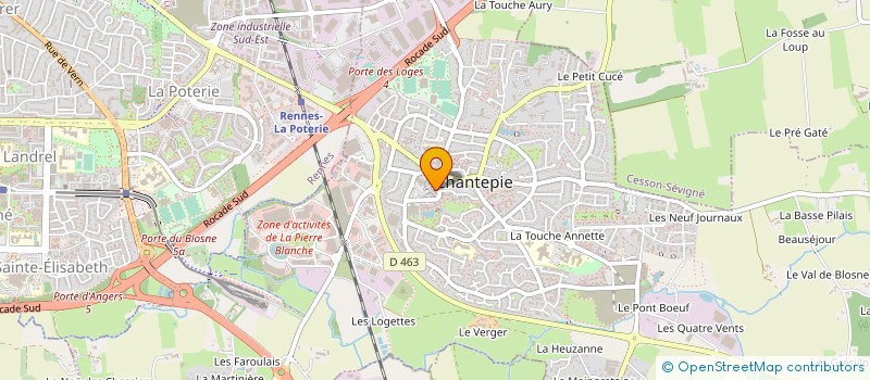 localisation de l'entreprise MONSIEUR TRESOR BAZIKA BIN BAZIKA  CHANTEPIE