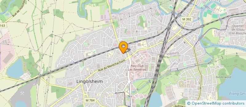 localisation de l'entreprise MONSIEUR TRESOR BONDJOBO MUNKWABI  LINGOLSHEIM